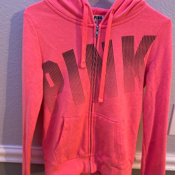 bright pink jacket